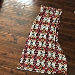 Tribal maxi skirt
